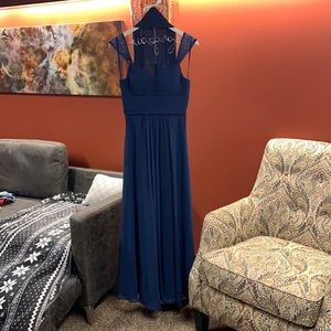 Navy Blue Bridesmaid/Prom Dress. *WORN ONCE!*